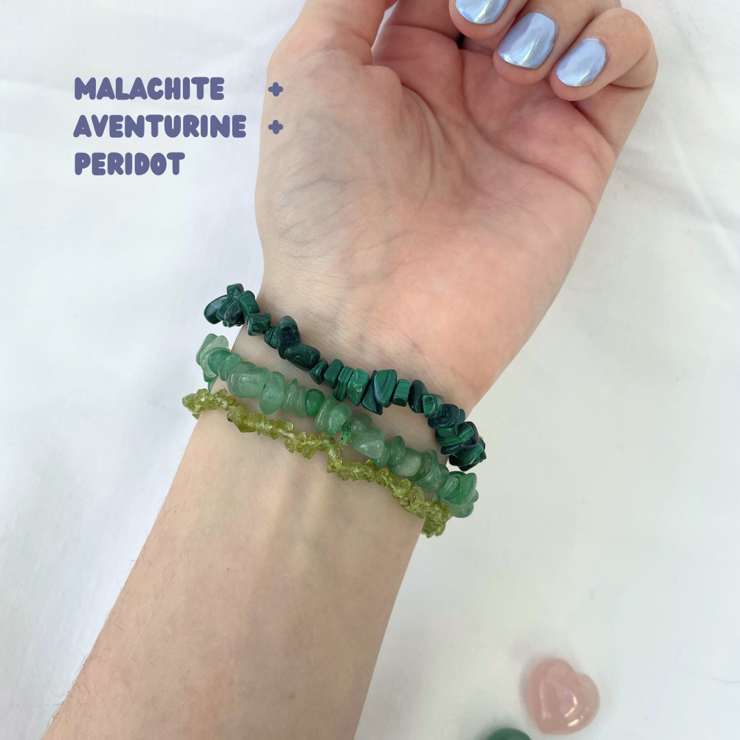 Crystal Chip Bracelets