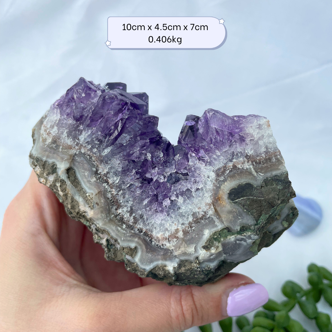 Amethyst J Cluster | AA Grade | Uruaguan Amethyst