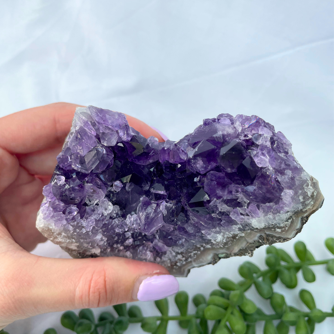 Amethyst J Cluster | AA Grade | Uruaguan Amethyst