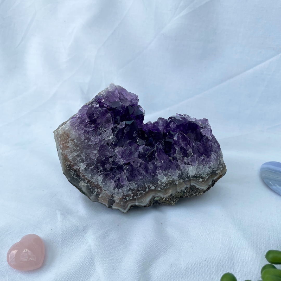 Amethyst J Cluster | AA Grade | Uruaguan Amethyst