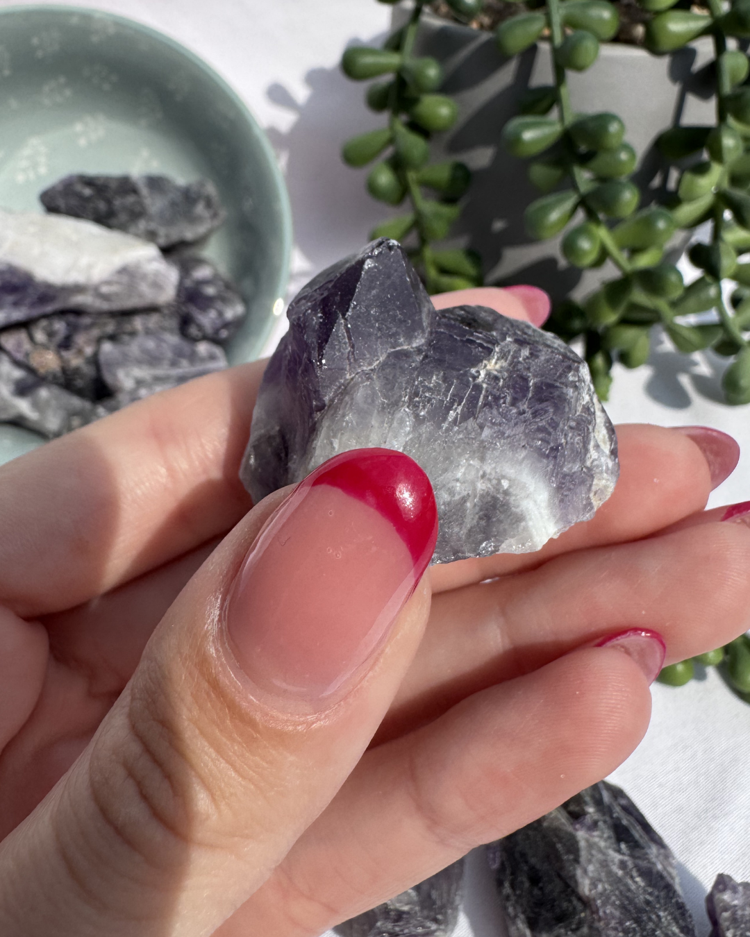 Raw Banded Amethyst Chunks