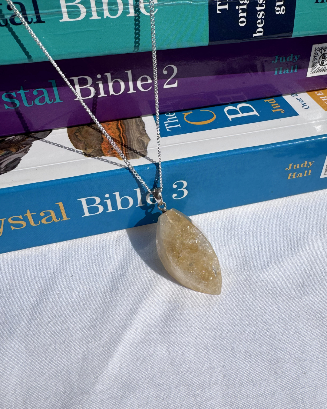 Citrine Sterling Silver Necklace