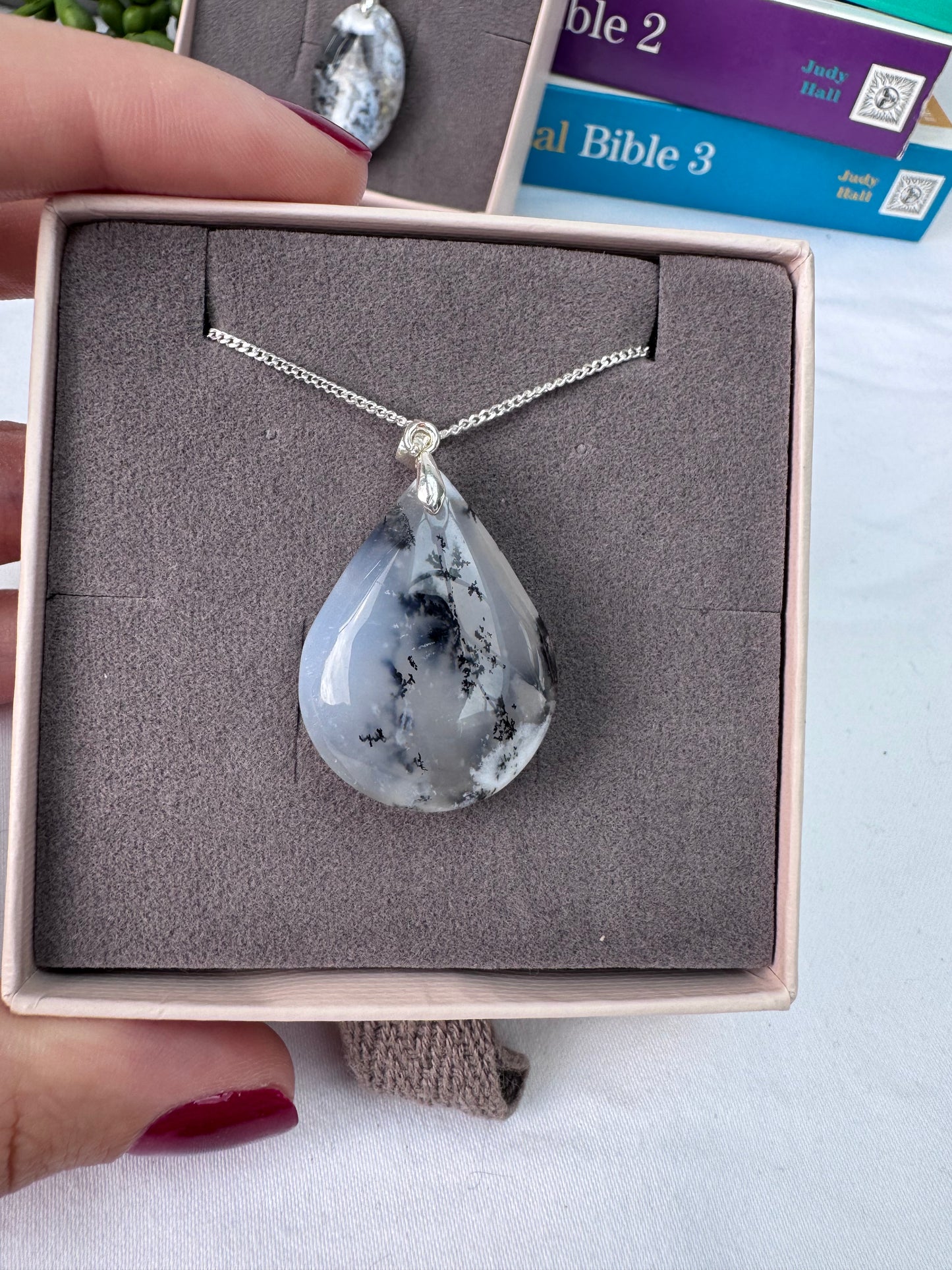Merlinite Sterling Silver Necklaces