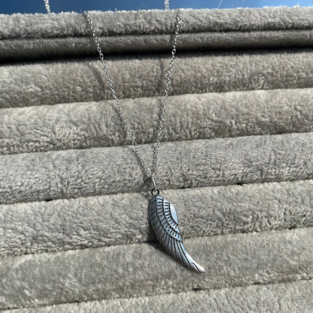 18 Inch Sterling Silver Pendant Necklaces | Tree of Life | Solar Plexus | Angel Wing