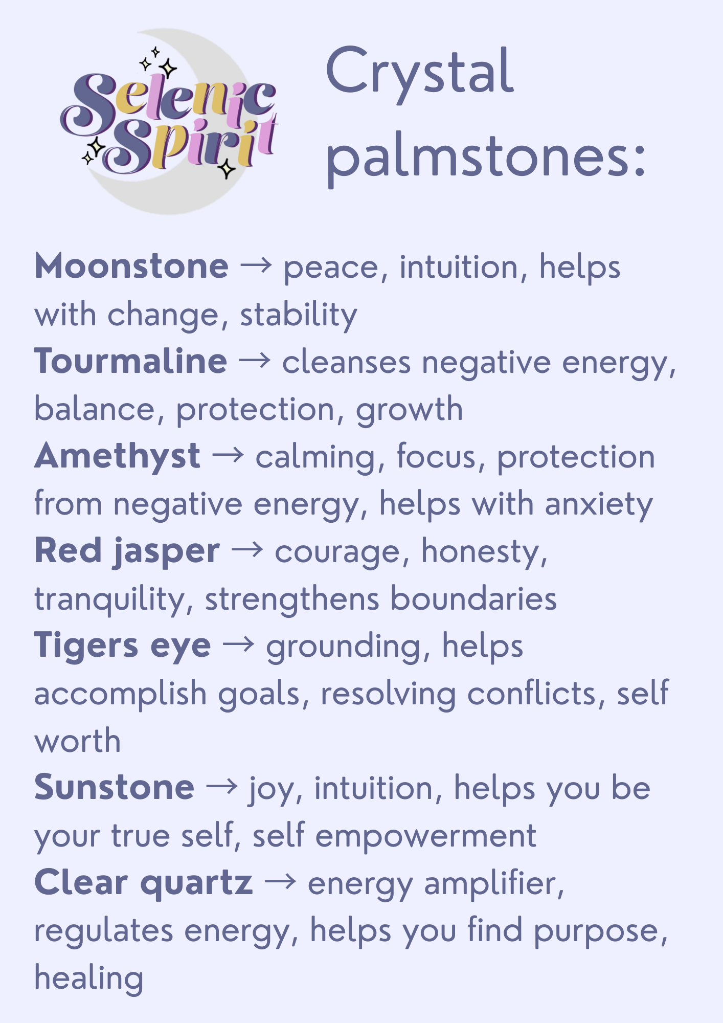 Crystal Palmstones
