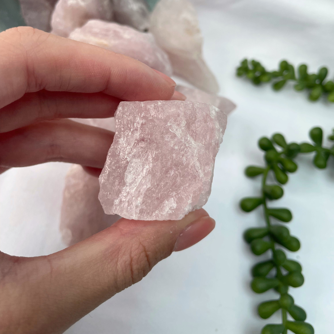 Rose Quartz Raw Chunks