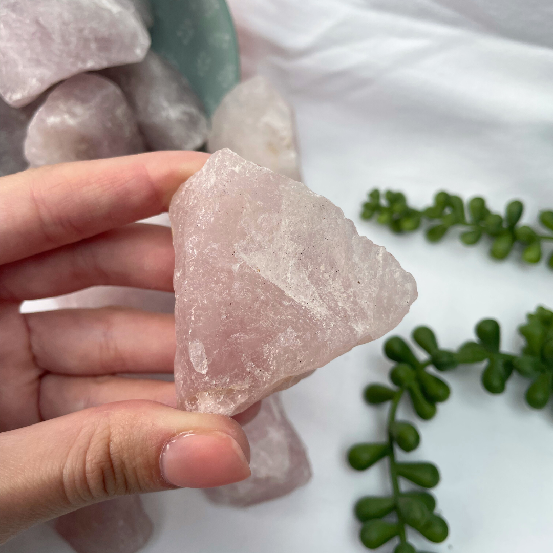 Rose Quartz Raw Chunks