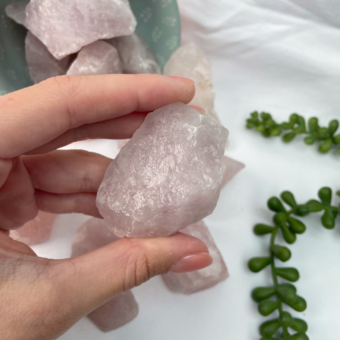 Rose Quartz Raw Chunks