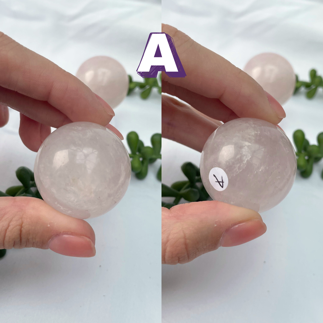 Rose Quartz Spheres