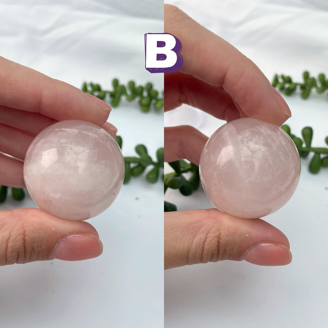 Rose Quartz Spheres
