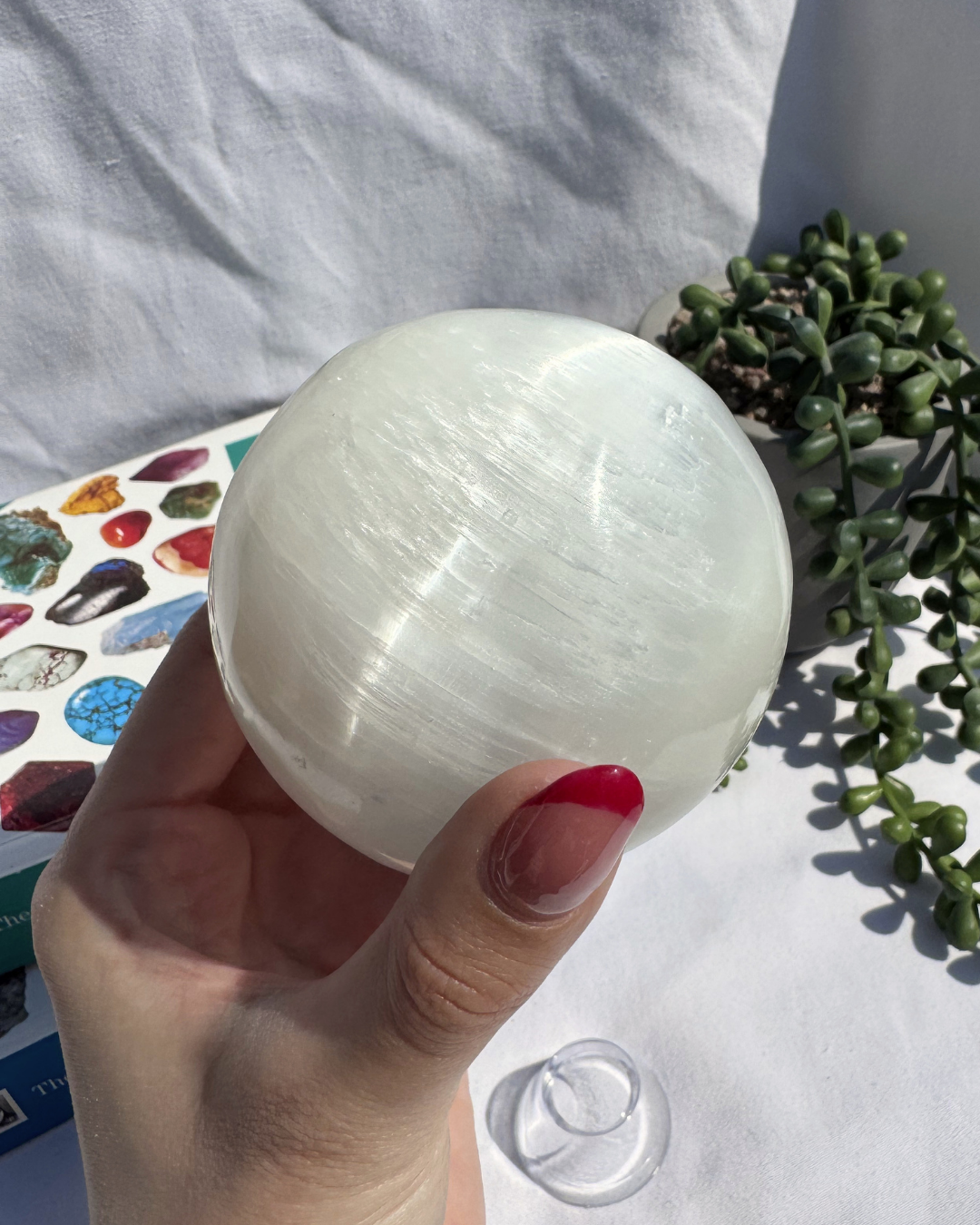 Large Selenite Sphere