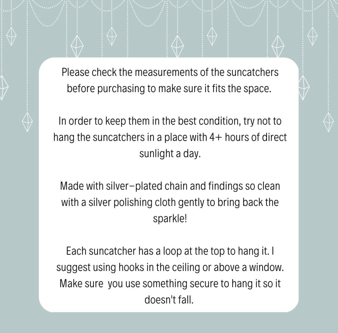 Pumpkin Spice Agate Suncatcher | Handmade Crystal Wall Hanging