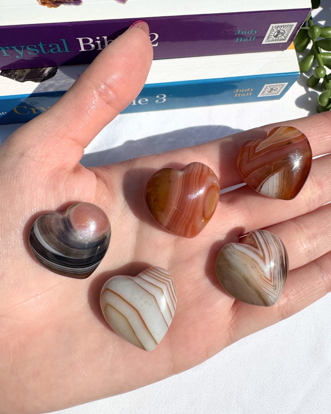 Carnelian Mini Hearts