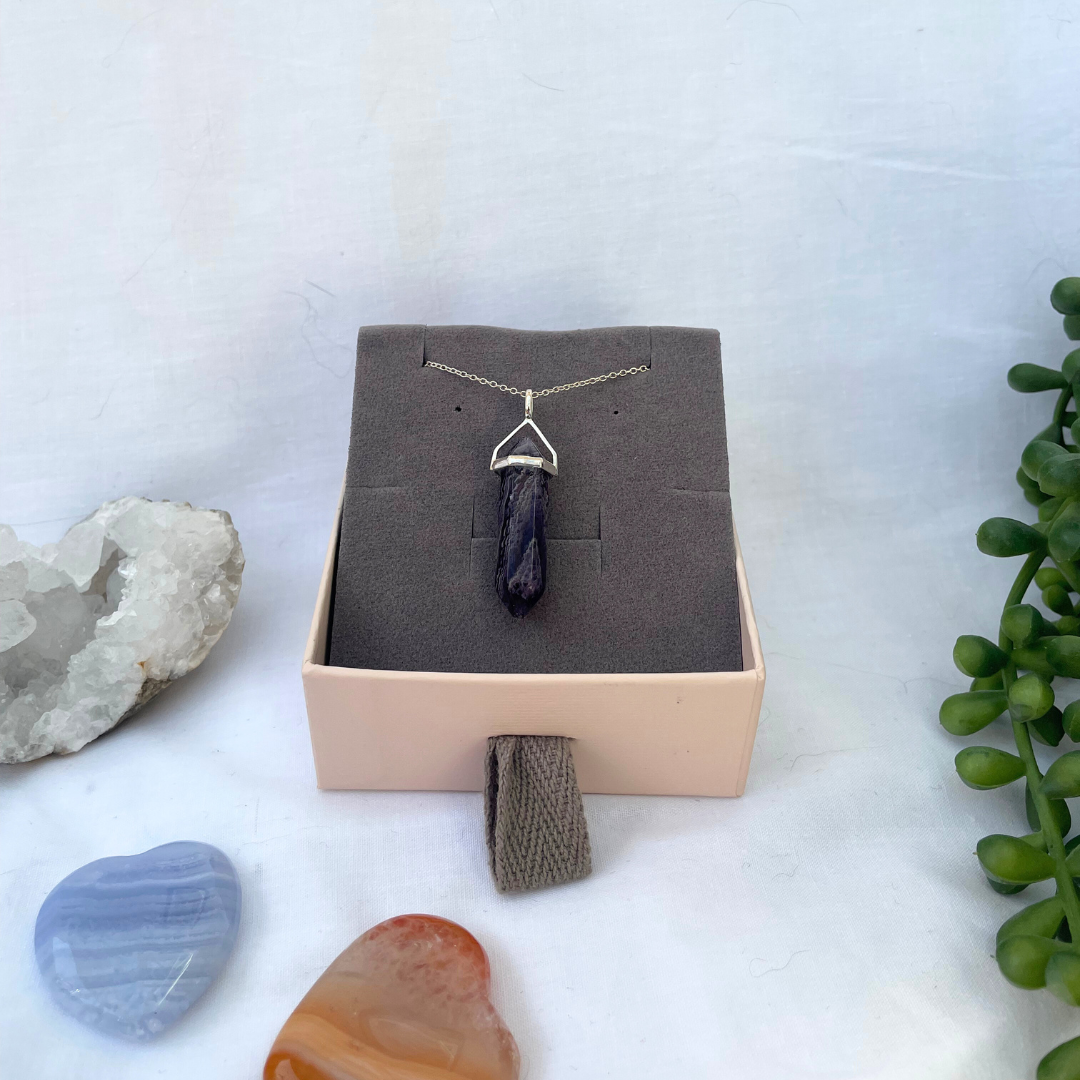 Fluorite Necklace | 18 Inches | 925 Sterling Silver