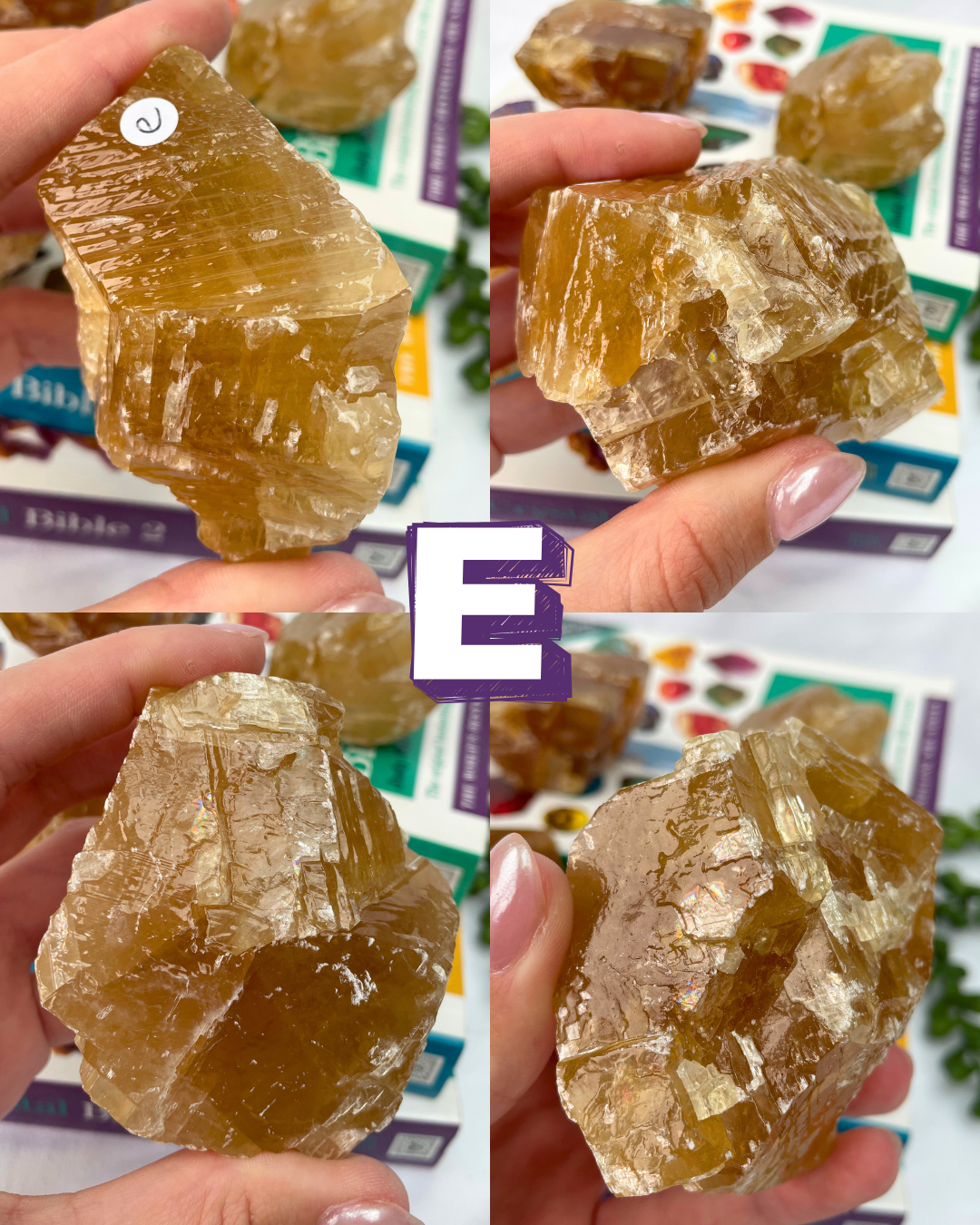 Honey Calcite Chunks