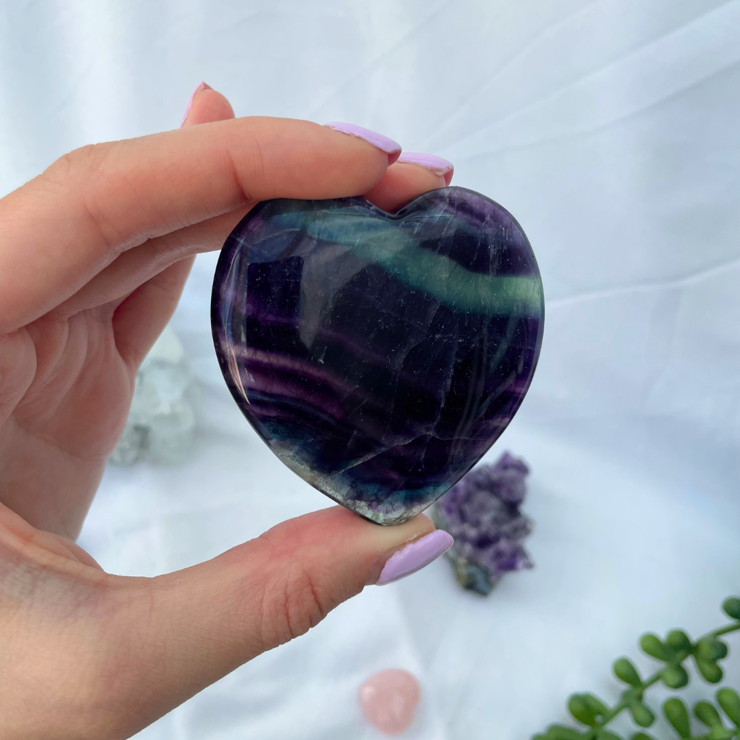 Big Fluorite Heart