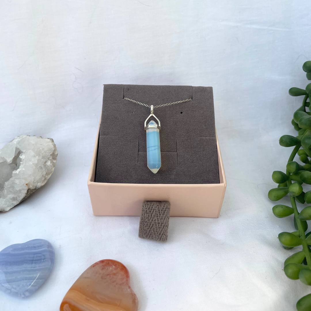 Opalite Necklace | 18 Inches | 925 Sterling Silver