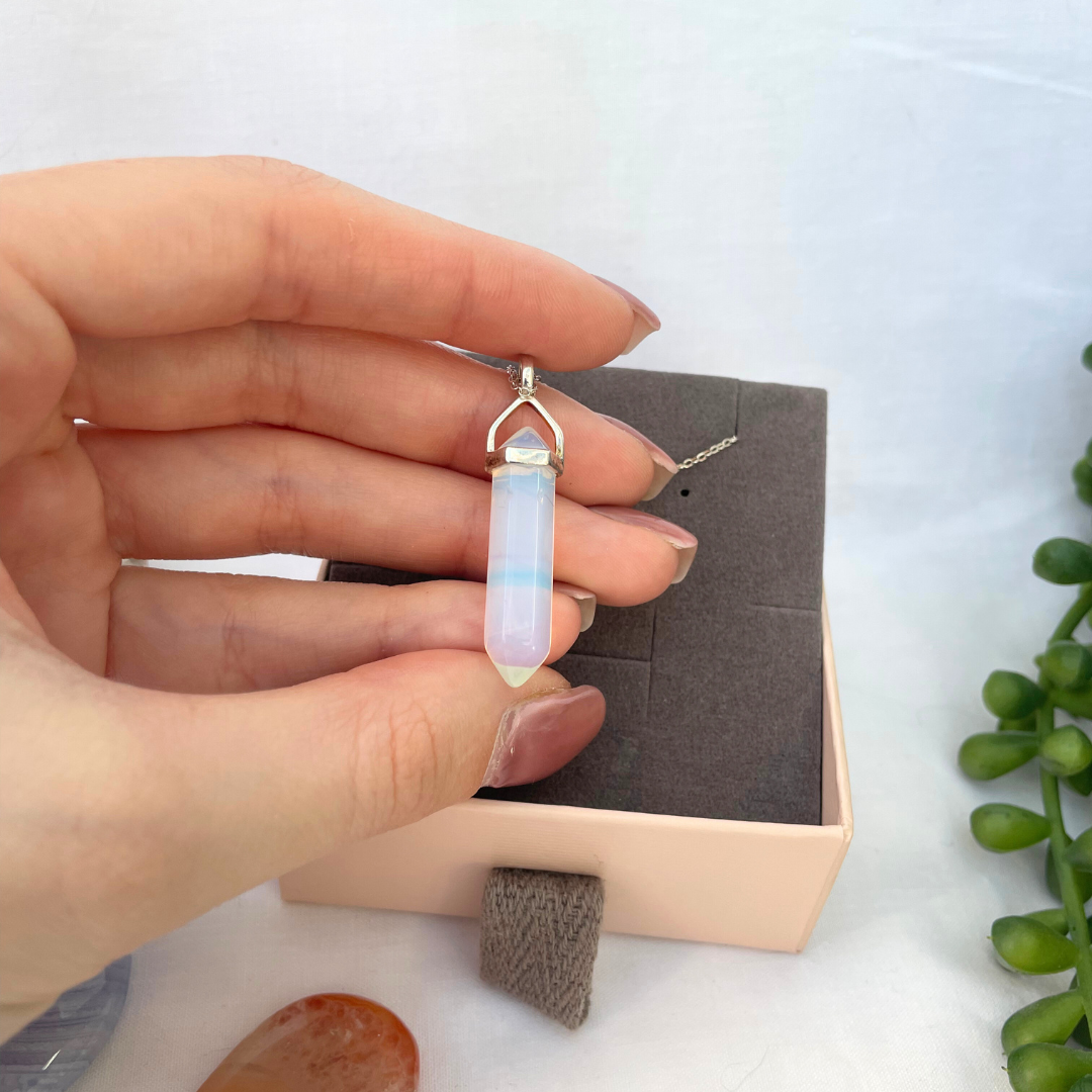 Opalite Necklace | 18 Inches | 925 Sterling Silver