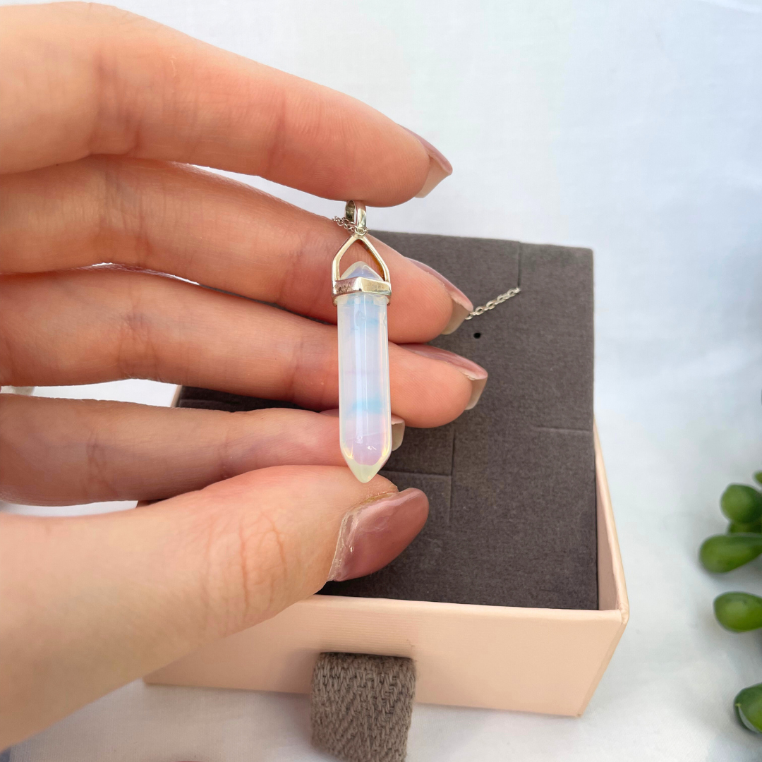 Opalite Necklace | 18 Inches | 925 Sterling Silver