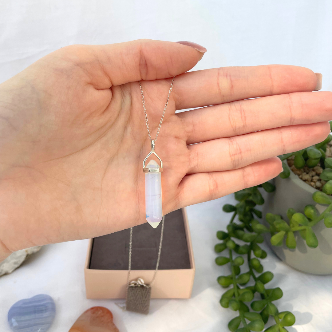 Opalite Necklace | 18 Inches | 925 Sterling Silver