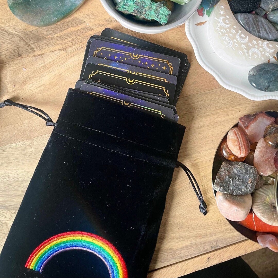 Rainbow Tarot / Crystal bag