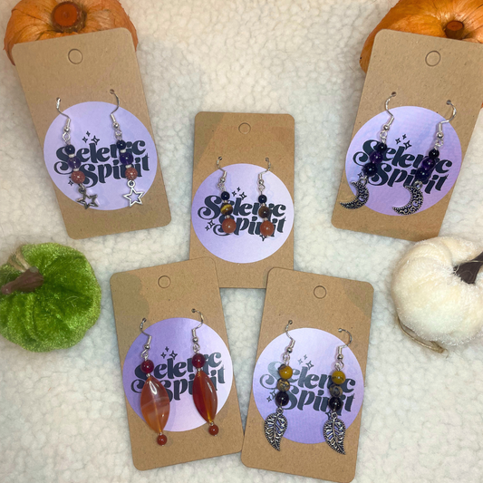 Spooky Season Crystal Earrings