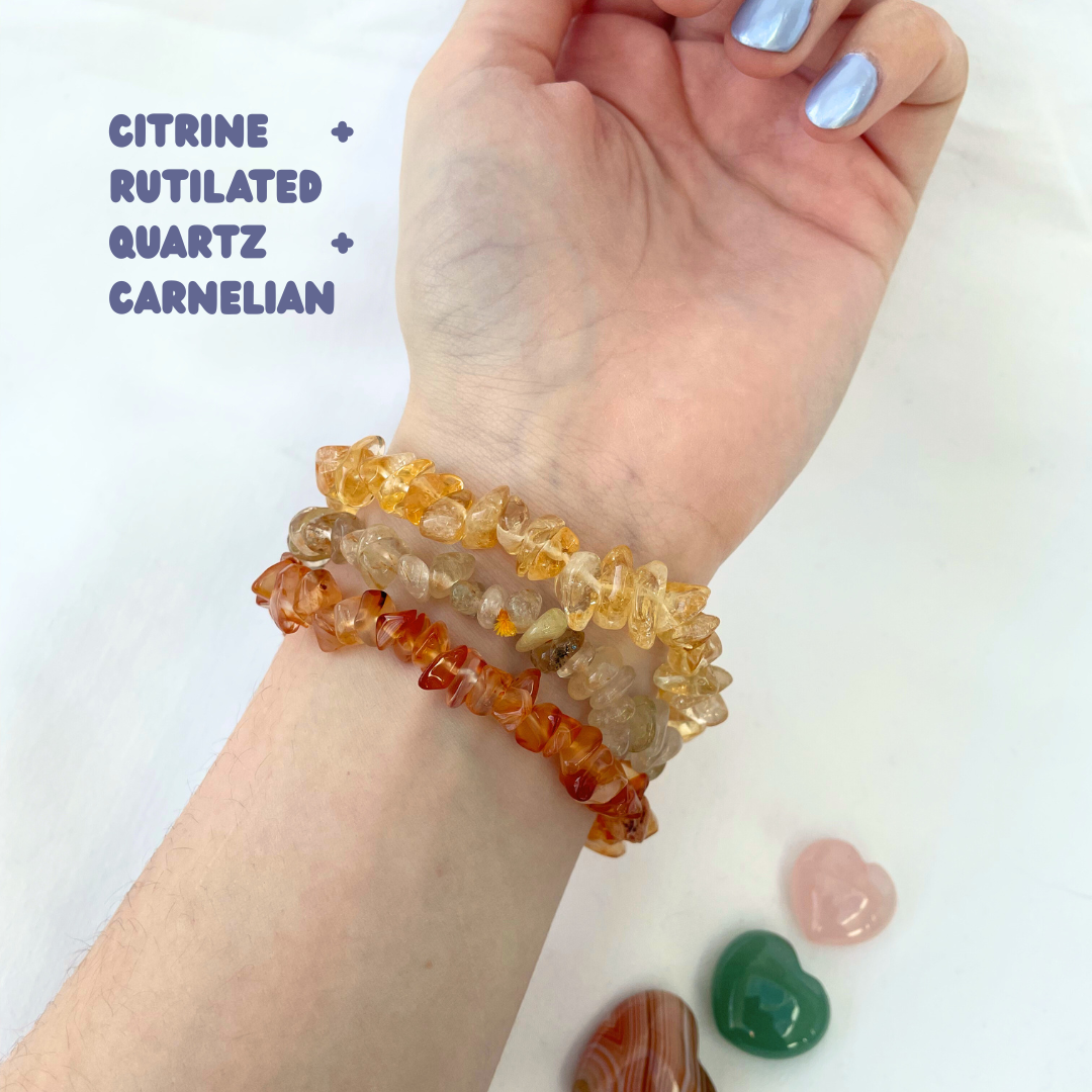 Crystal Chip Bracelets