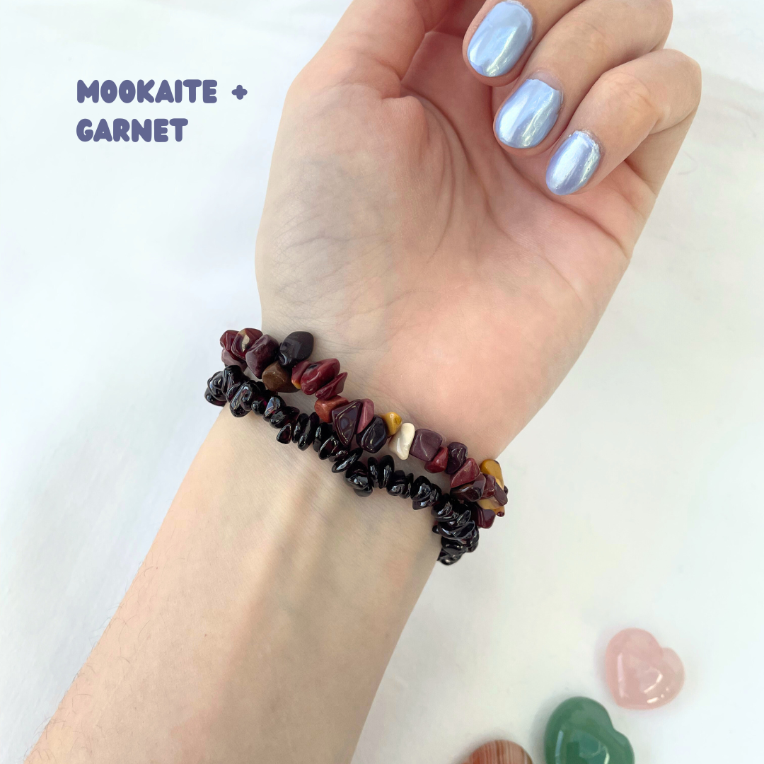 Crystal Chip Bracelets