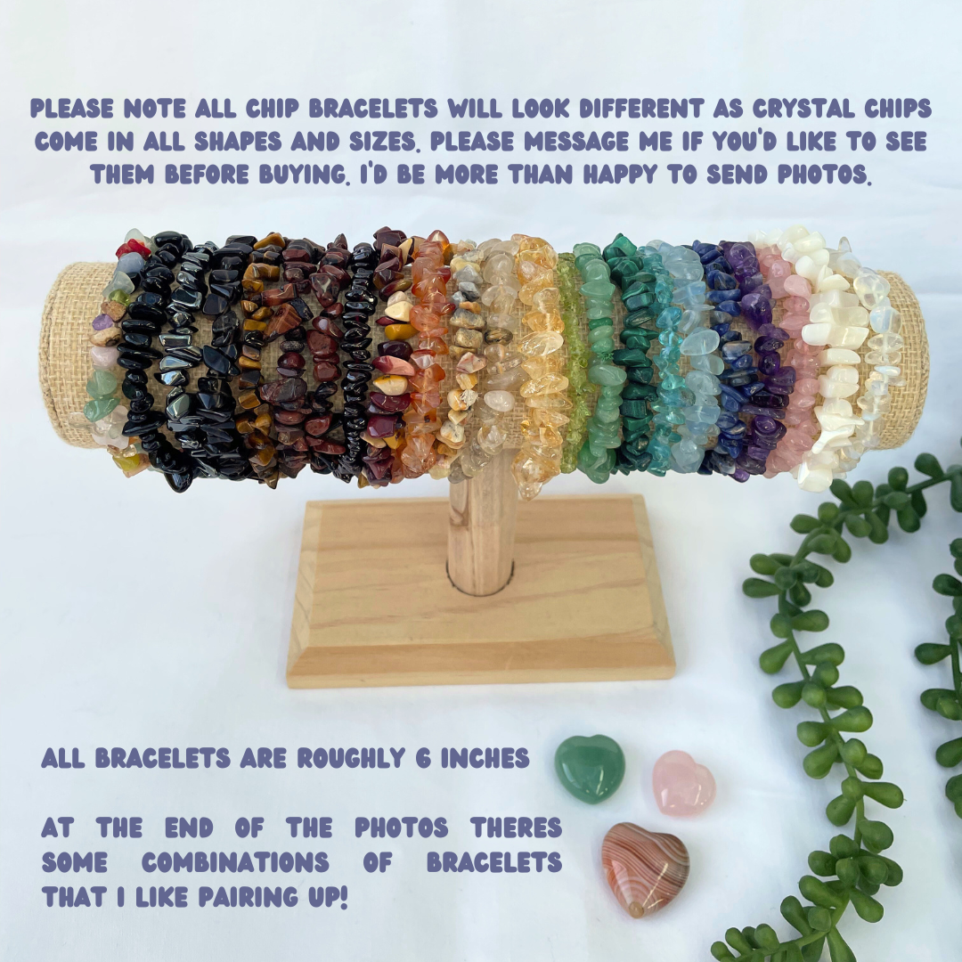 Crystal Chip Bracelets