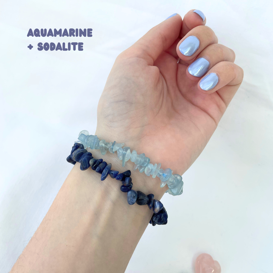 Crystal Chip Bracelets