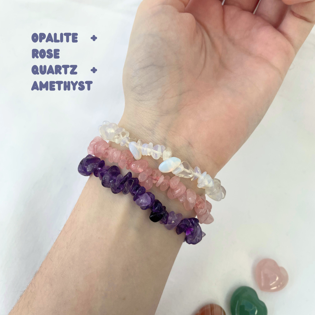 Crystal Chip Bracelets