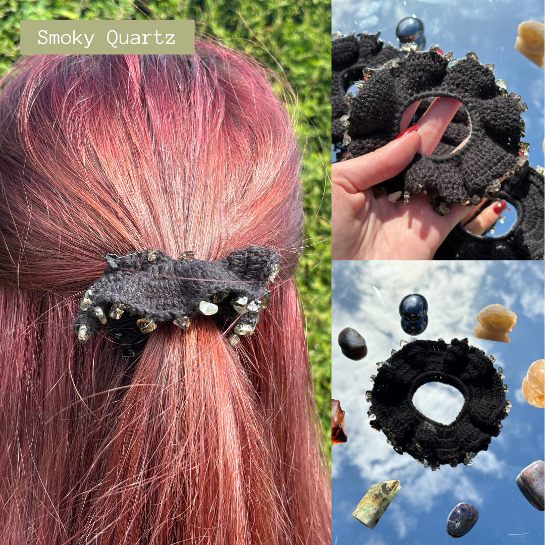 Crystal Scrunchies | Handmade by Crystallised Crochet