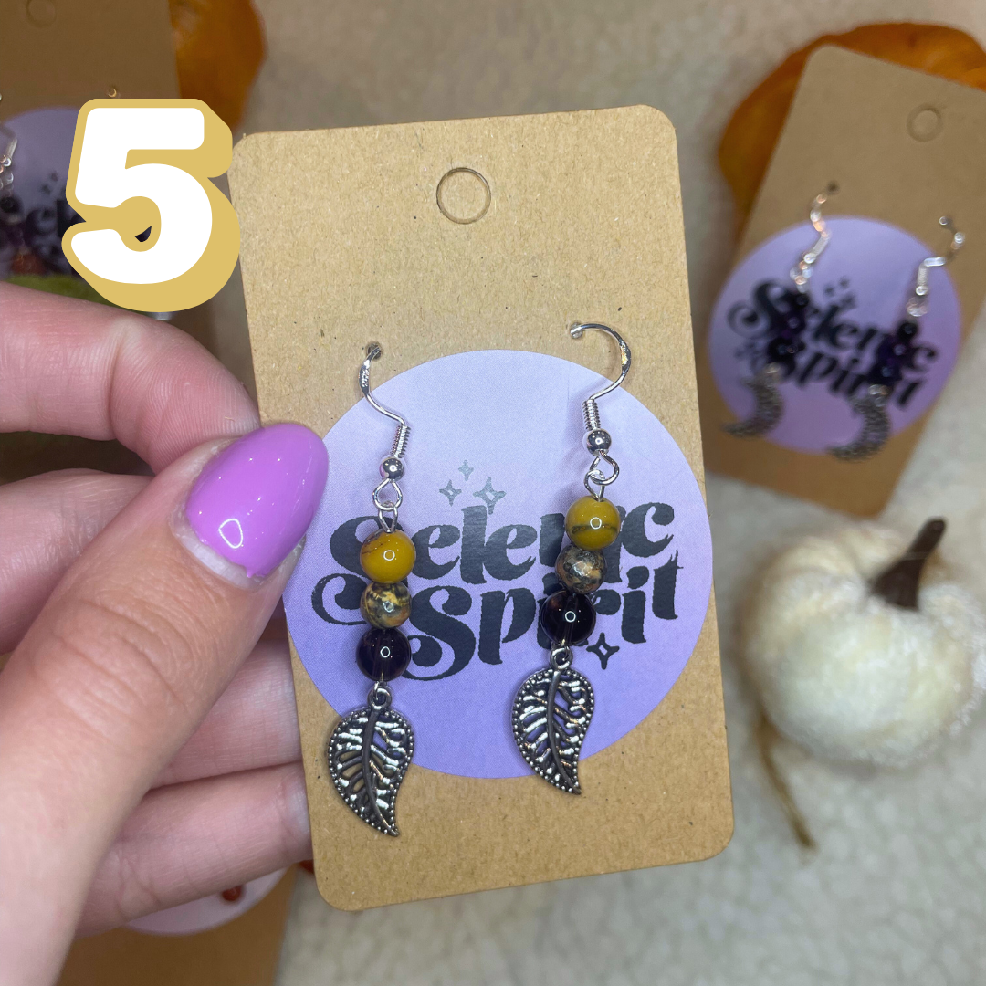 Spooky Season Crystal Earrings