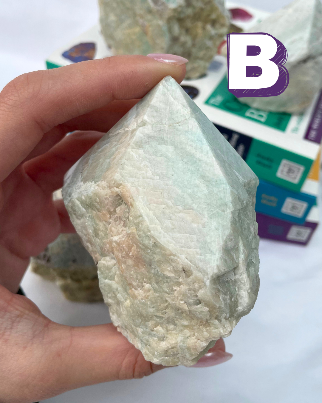 Amazonite 1/2 Polished Points