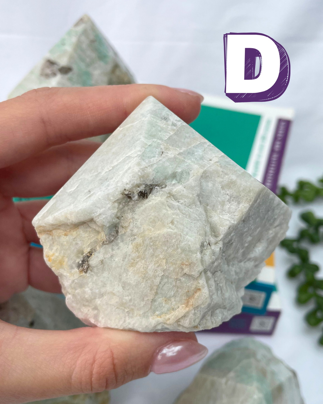 Amazonite 1/2 Polished Points