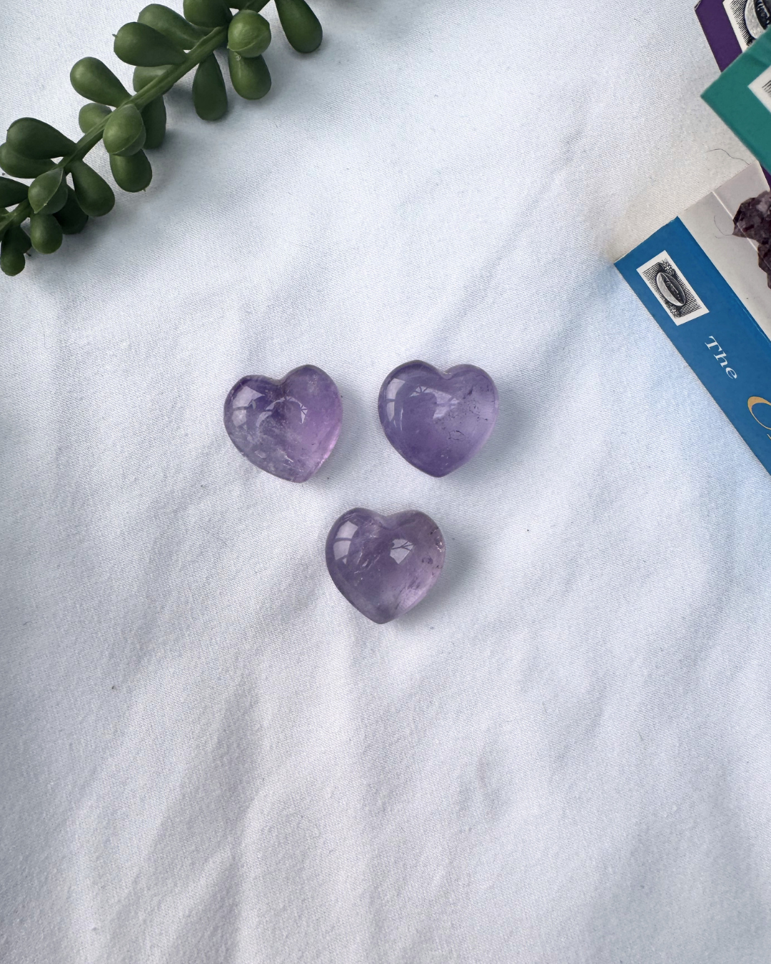 Amethyst A Grade Hearts