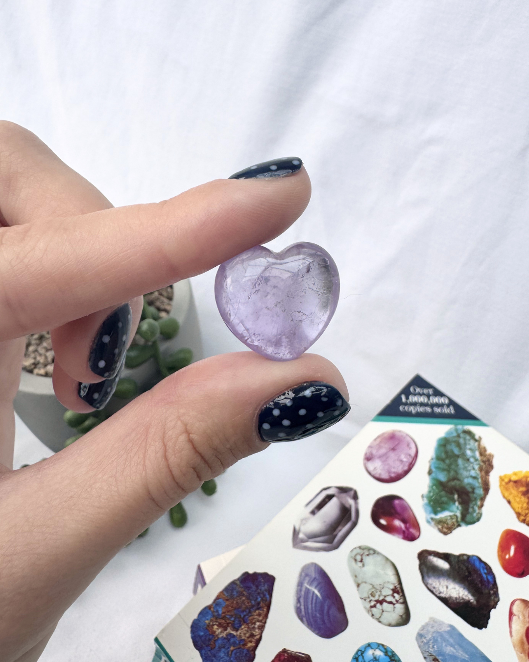 Amethyst A Grade Hearts