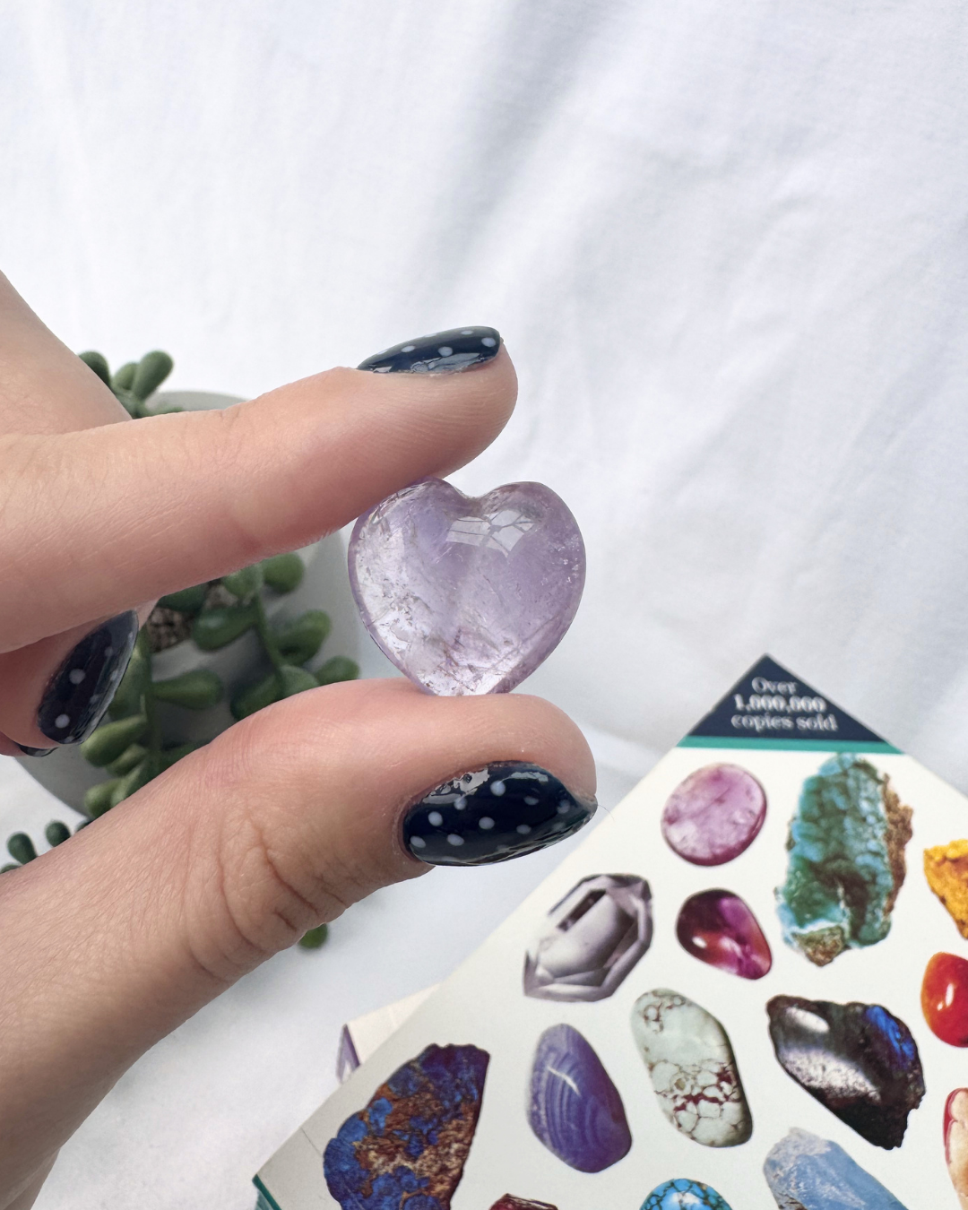 Amethyst A Grade Hearts