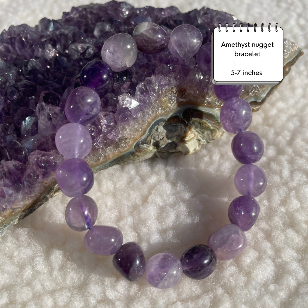 Amethyst Nugget Bracelets