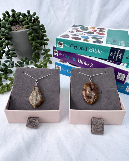 Ammonite Sterling Silver Necklaces