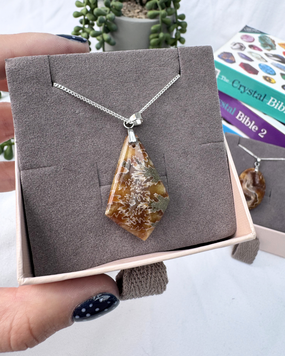 Ammonite Sterling Silver Necklaces
