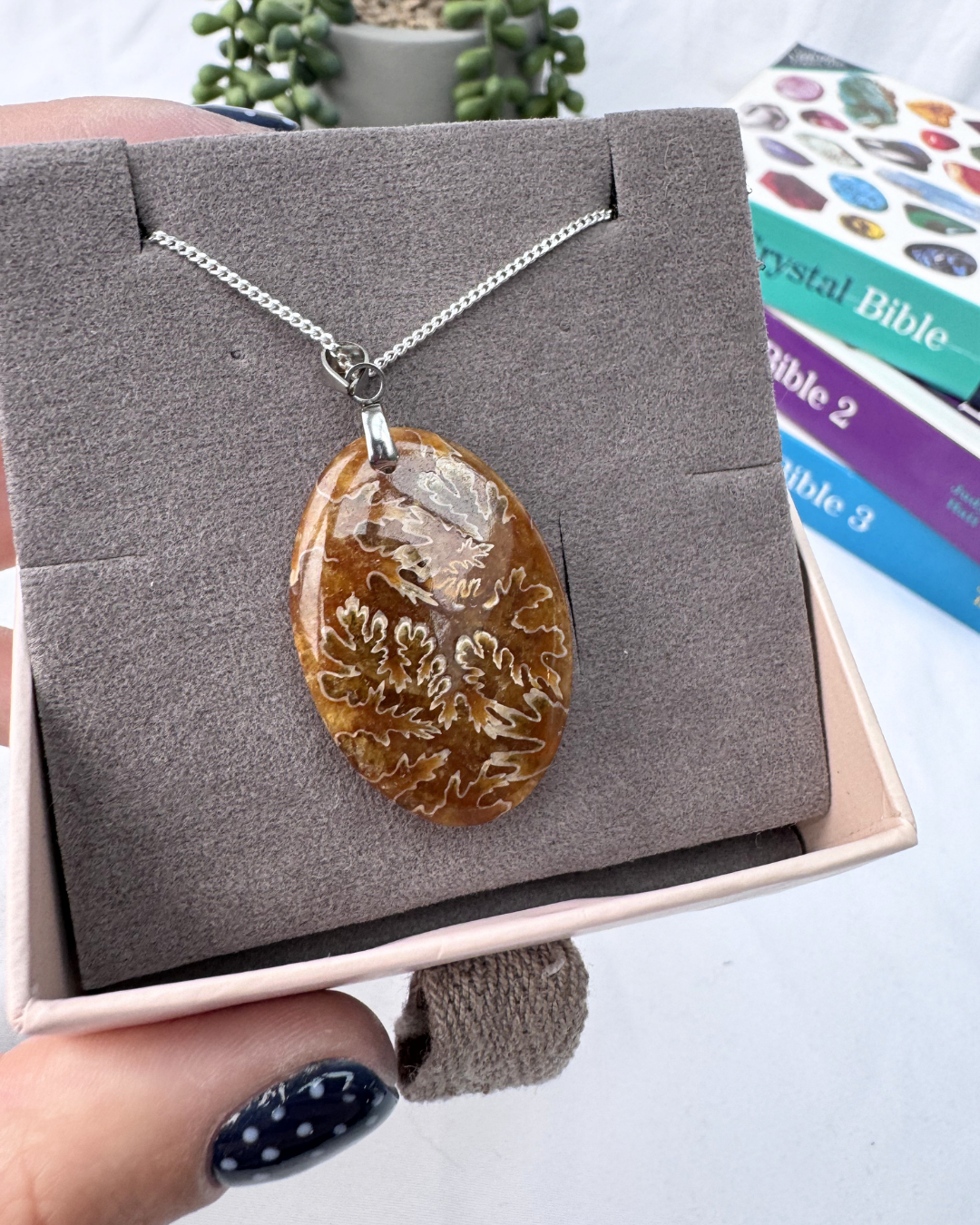 Ammonite Sterling Silver Necklaces