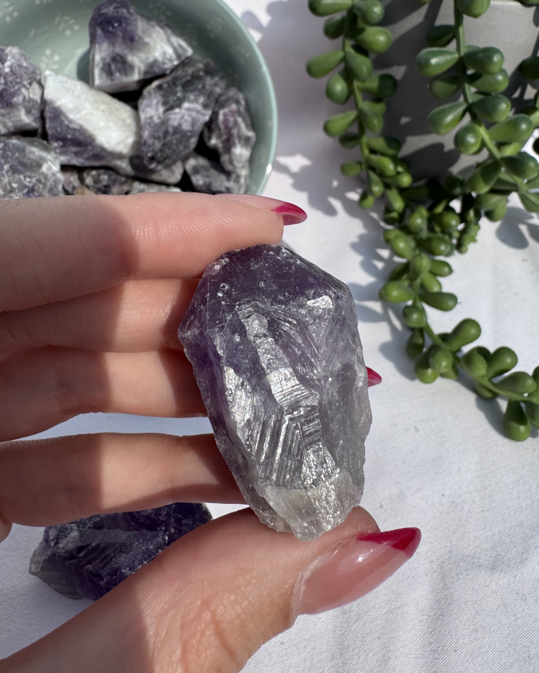 Raw Banded Amethyst Chunks