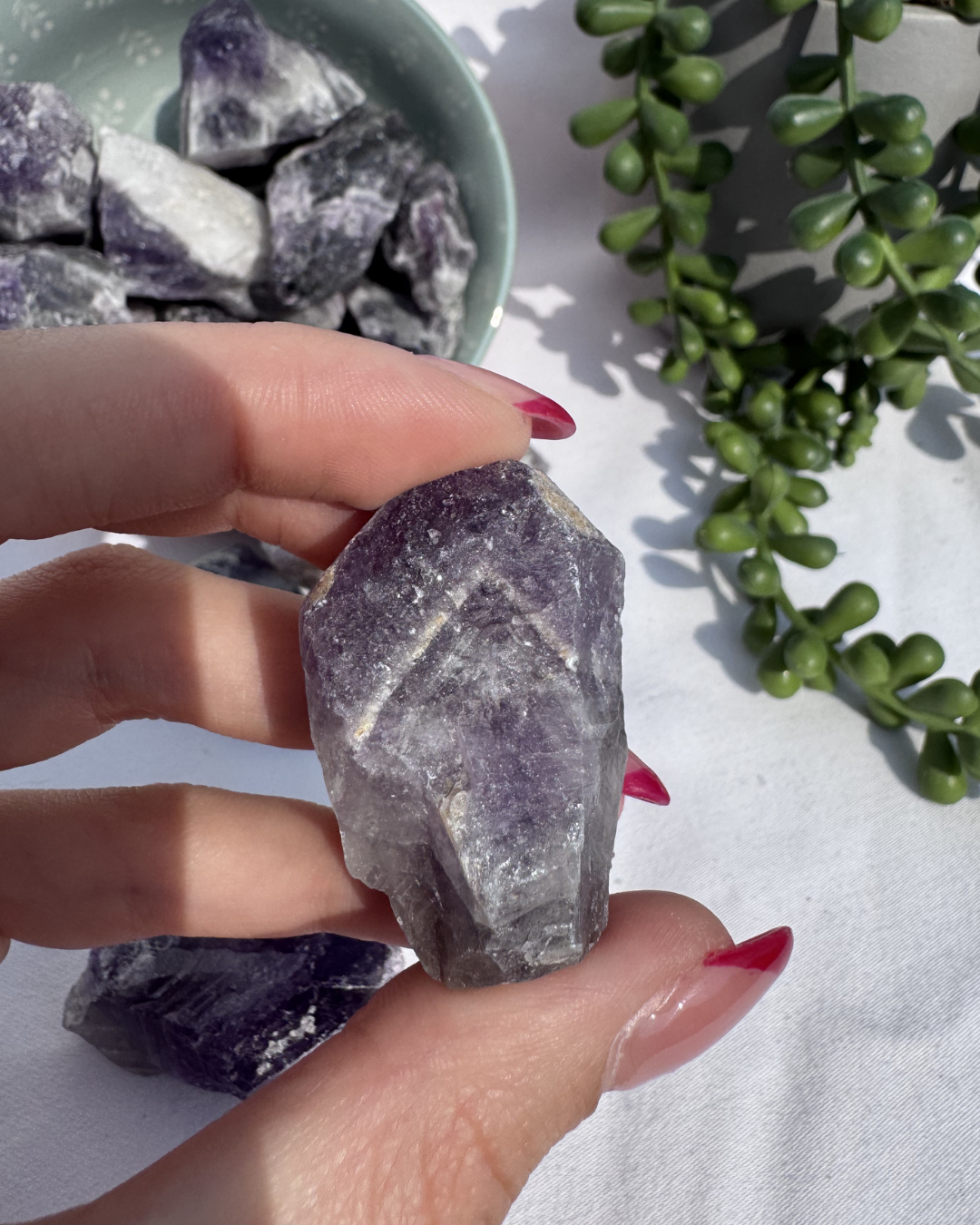 Raw Banded Amethyst Chunks