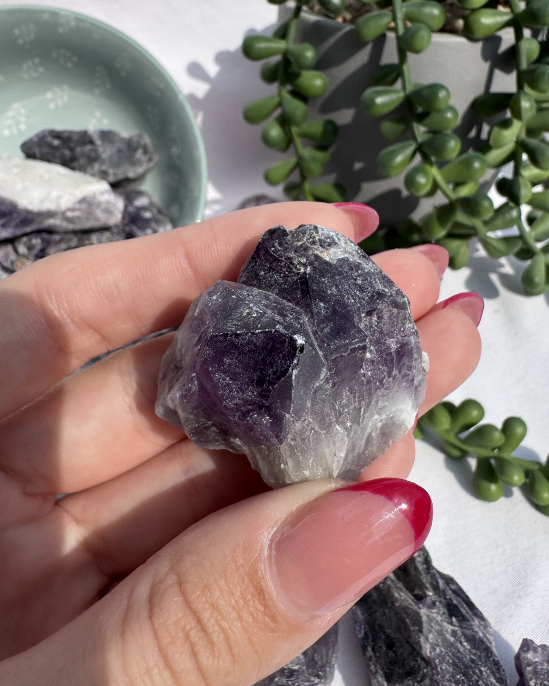Raw Banded Amethyst Chunks
