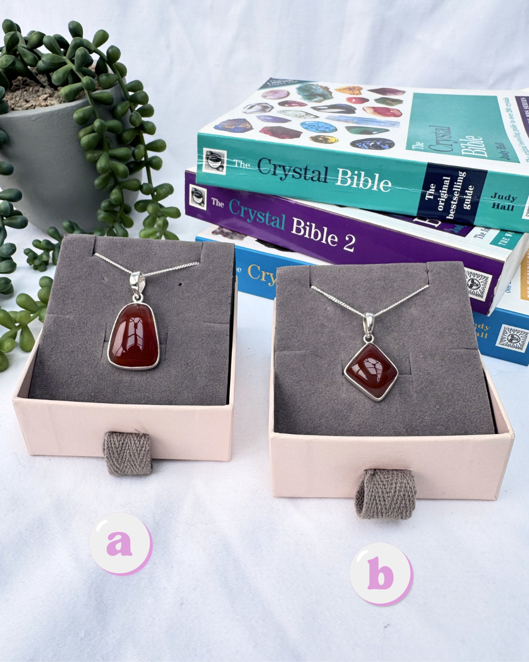 Carnelian Sterling Silver Necklaces