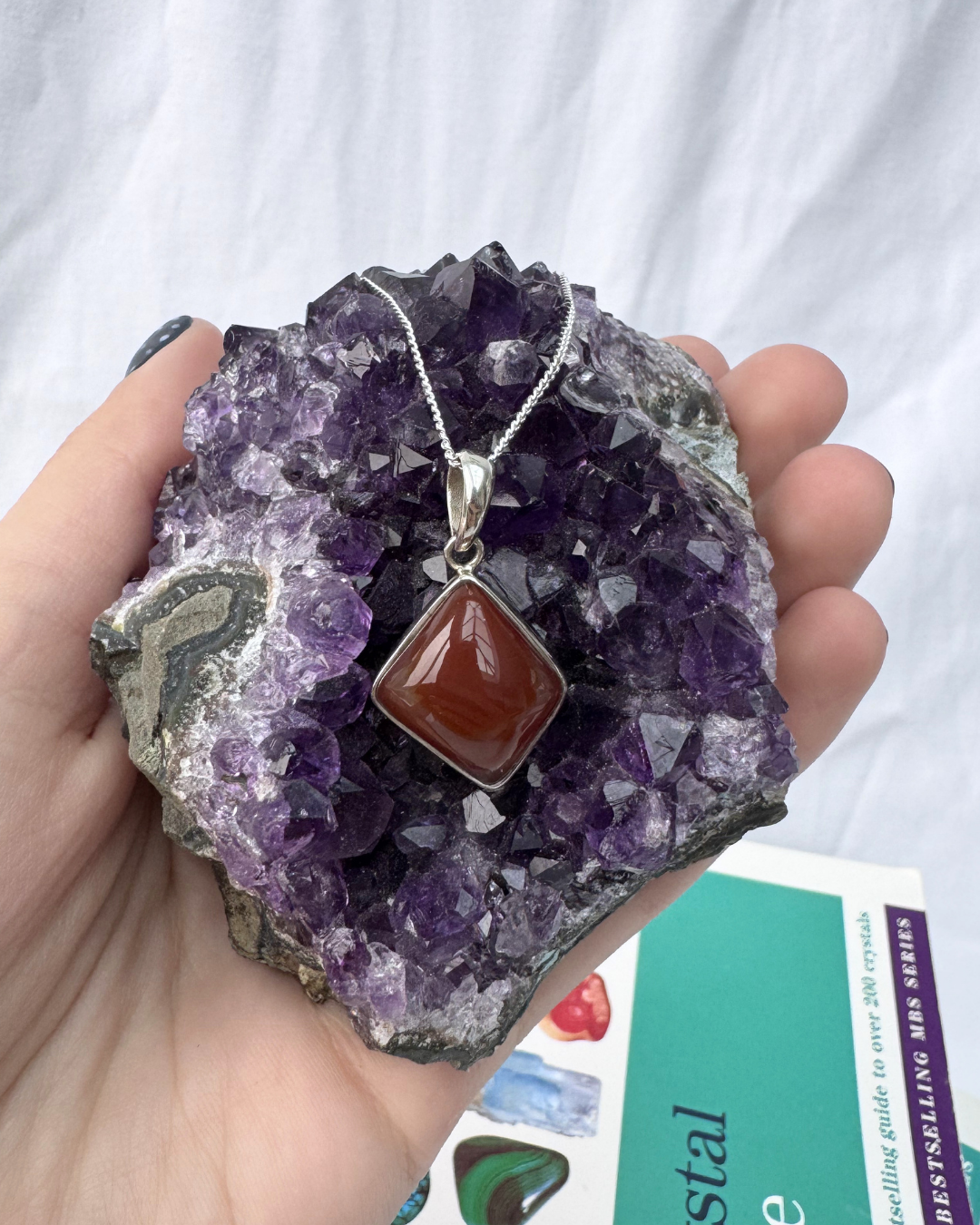 Carnelian Sterling Silver Necklaces