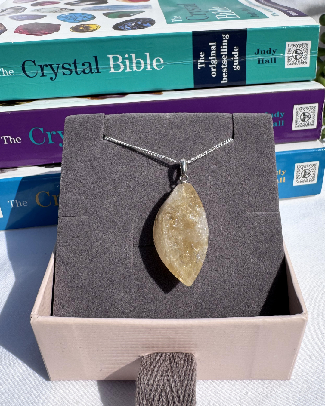 Citrine Sterling Silver Necklace