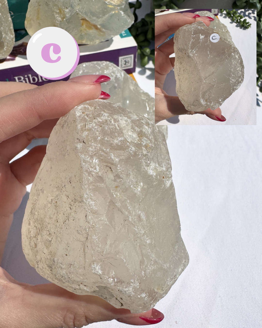 Raw Girasol Quartz Chunks
