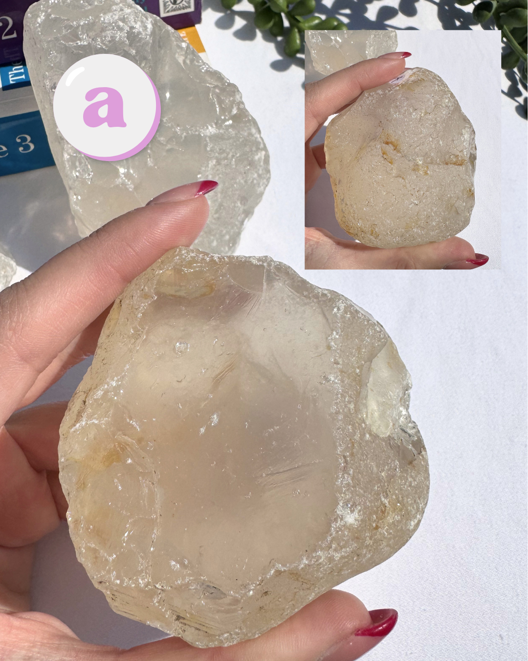 Raw Girasol Quartz Chunks